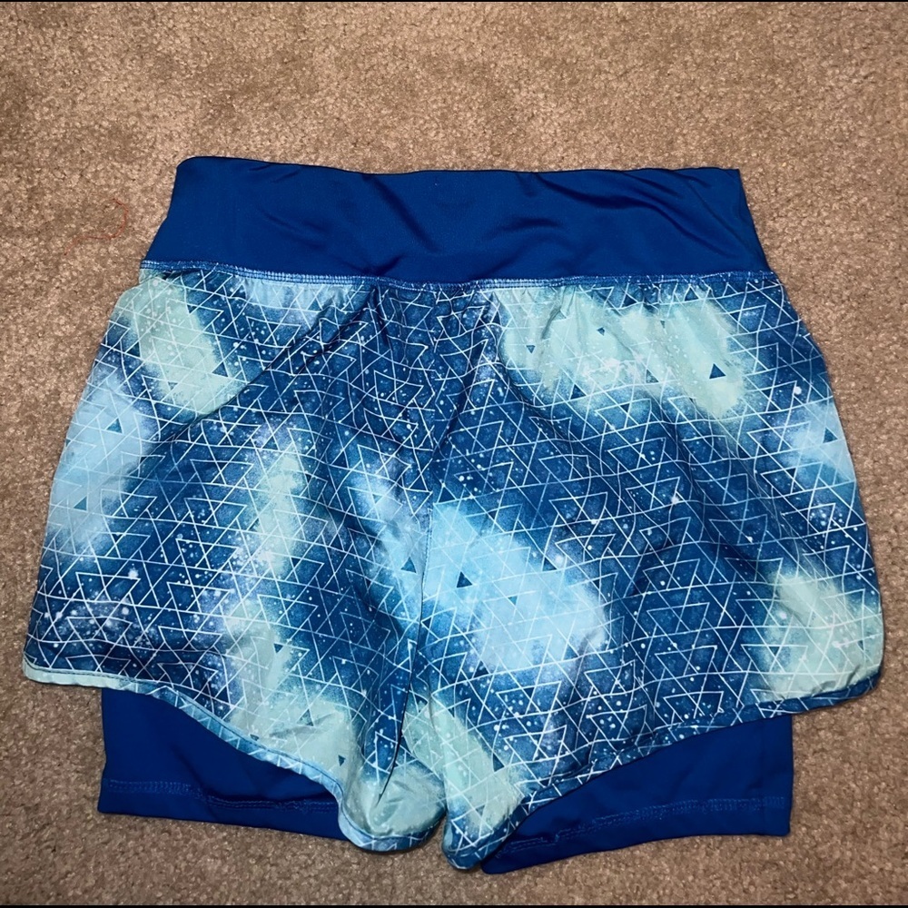 Danskin Now Blue Athletic Shorts - Picture 7 of 9
